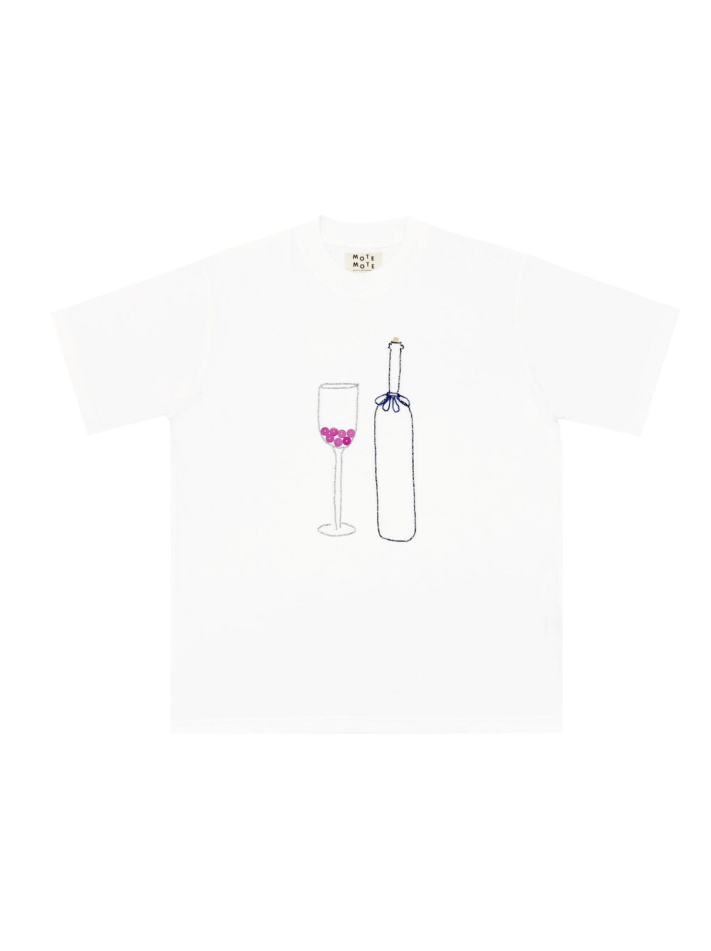 WINE TSHIRT WHITE