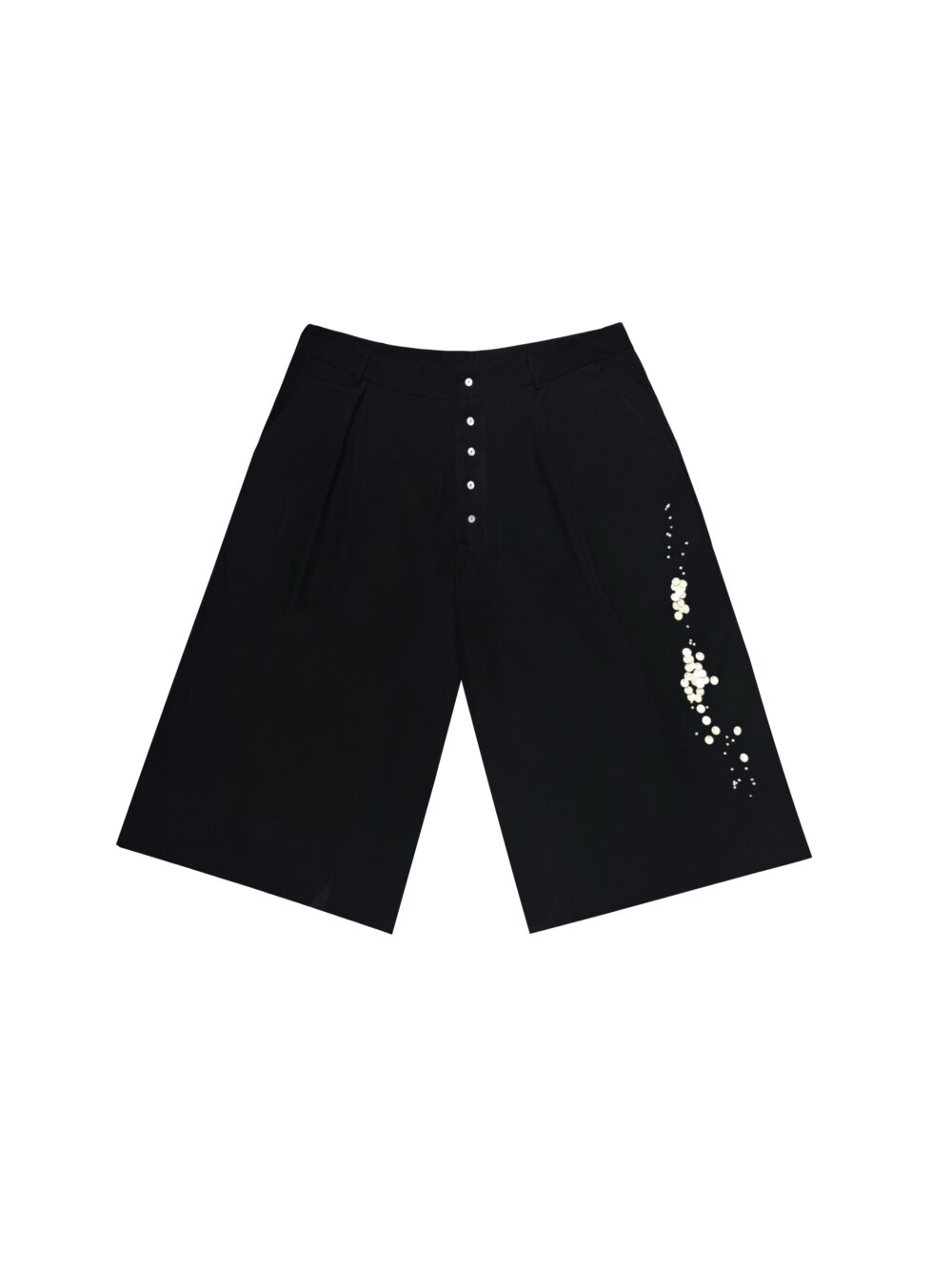 SPLATTER BERMUDA BLACK