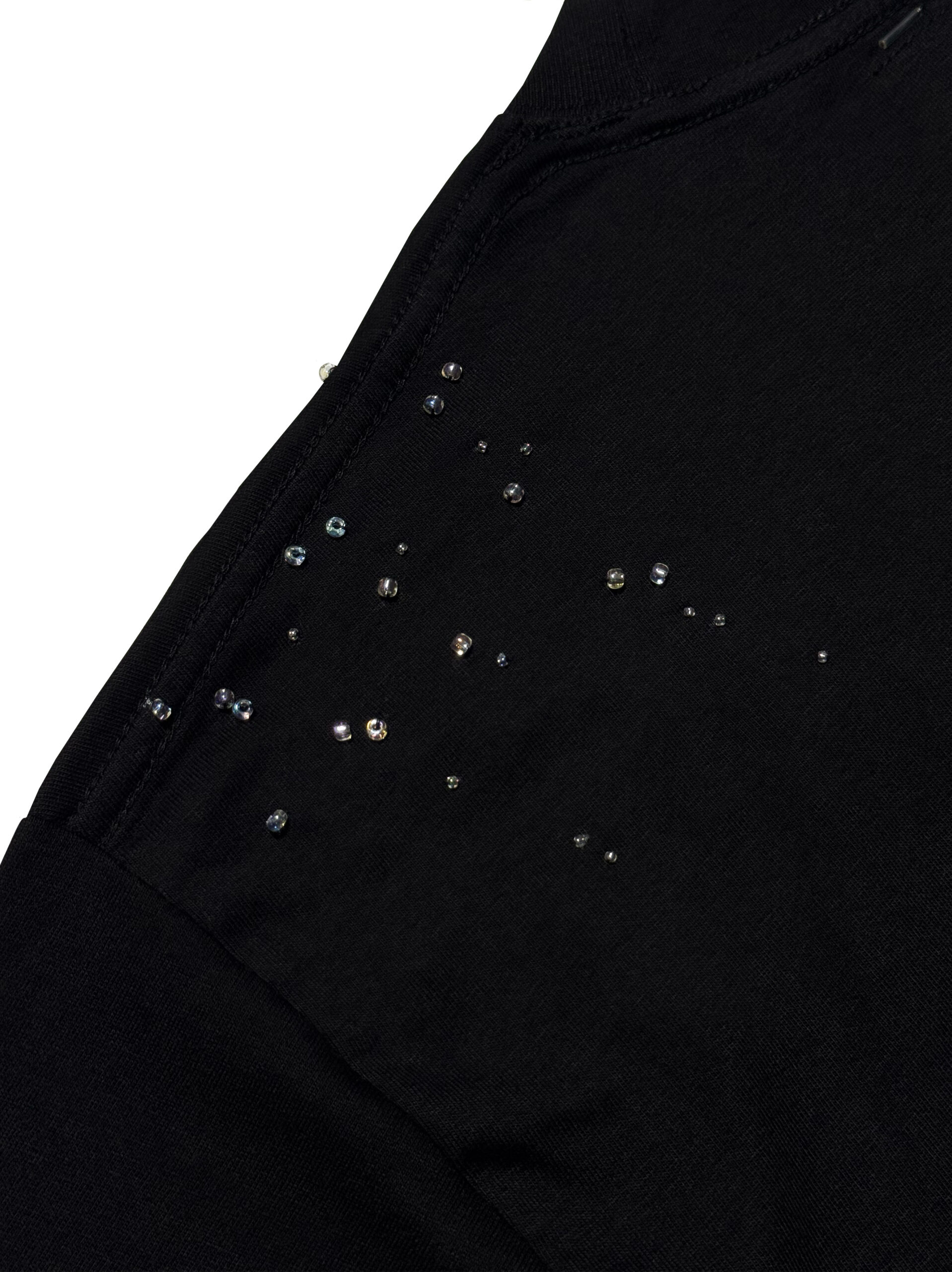RAINDROP TSHIRT BLACK - Image 4