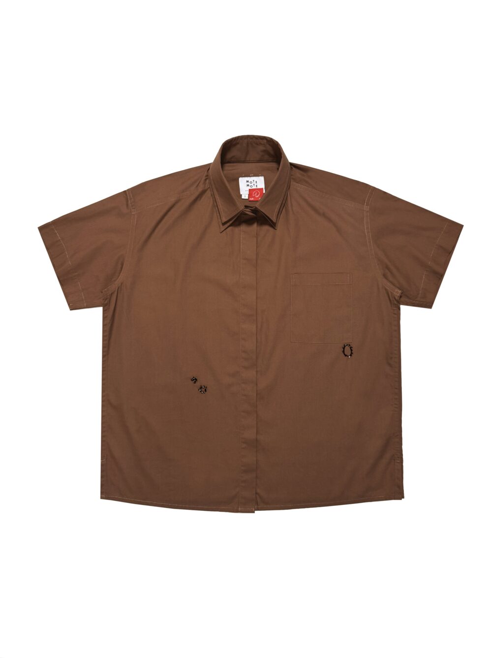 CIGARETTE DOUBLE COLLARED BROWN