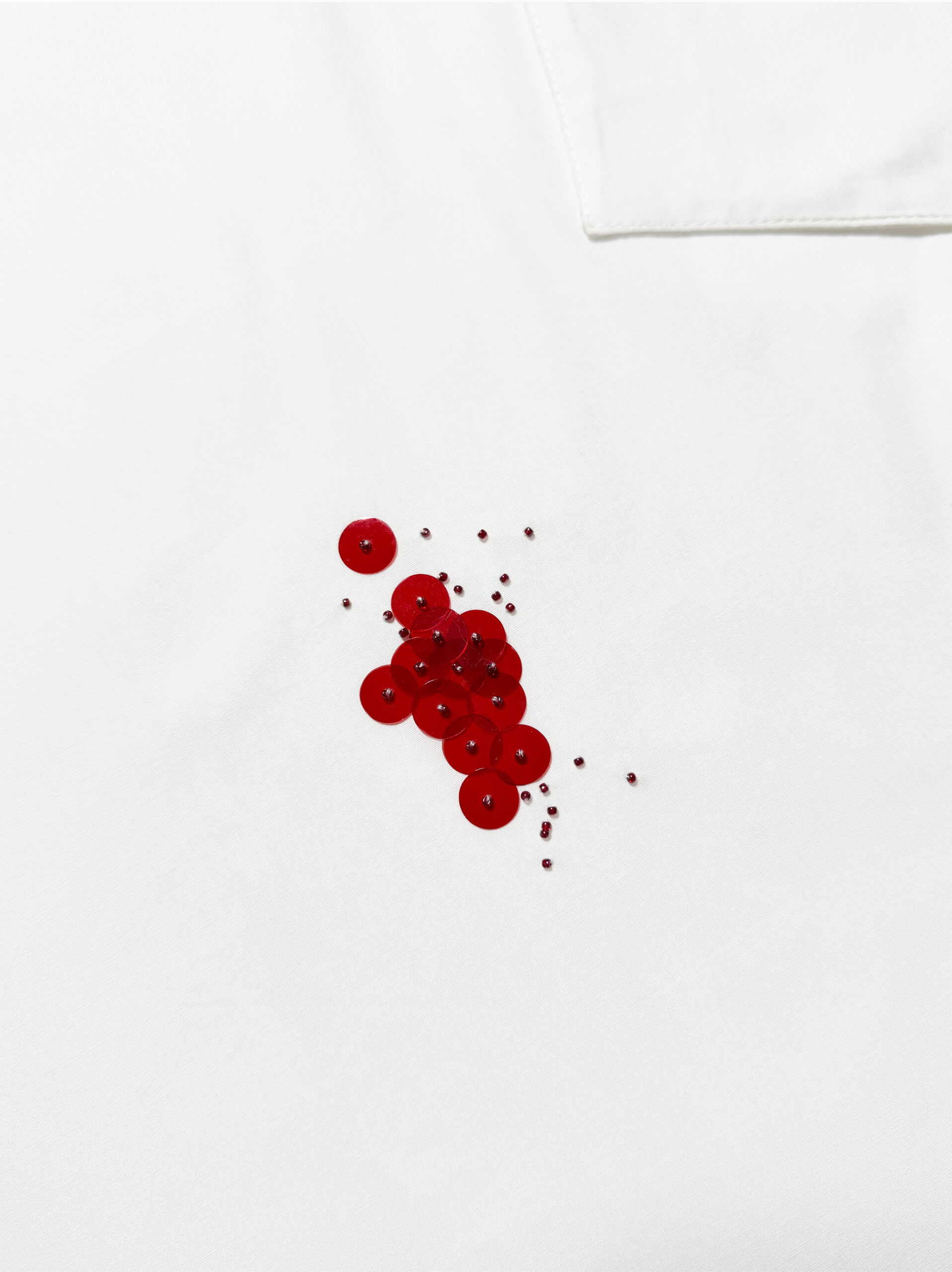 KETCHUP BOWTIE SHIRT WHITE - Image 5