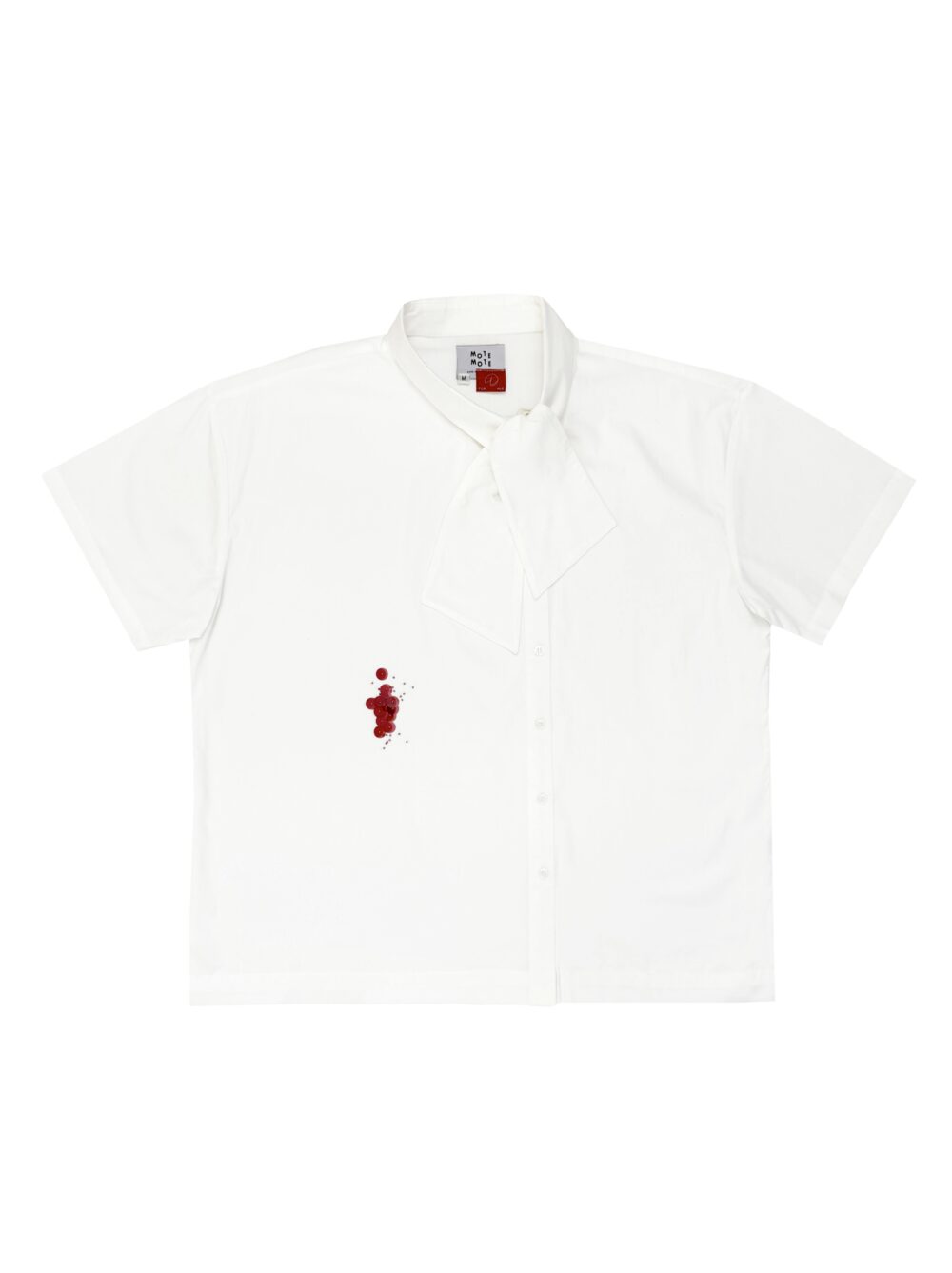 KETCHUP BOWTIE SHIRT WHITE