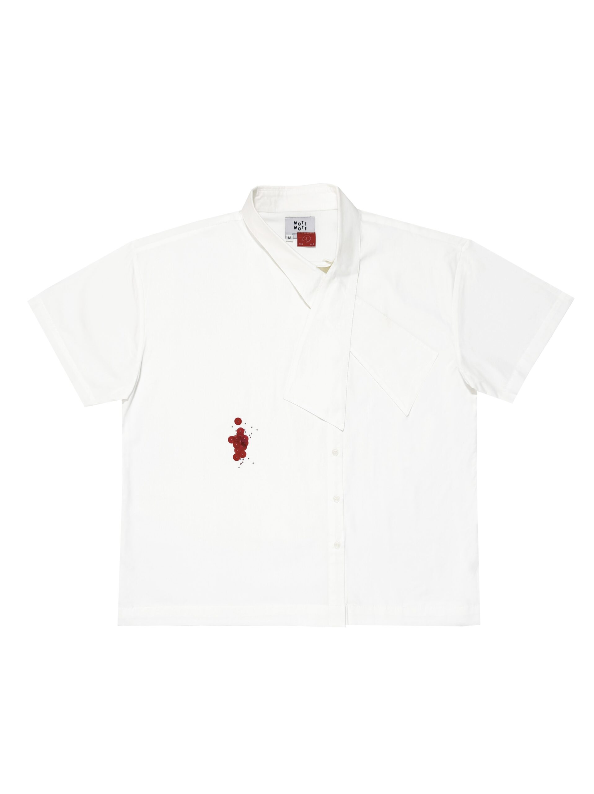 KETCHUP BOWTIE SHIRT WHITE - Image 8