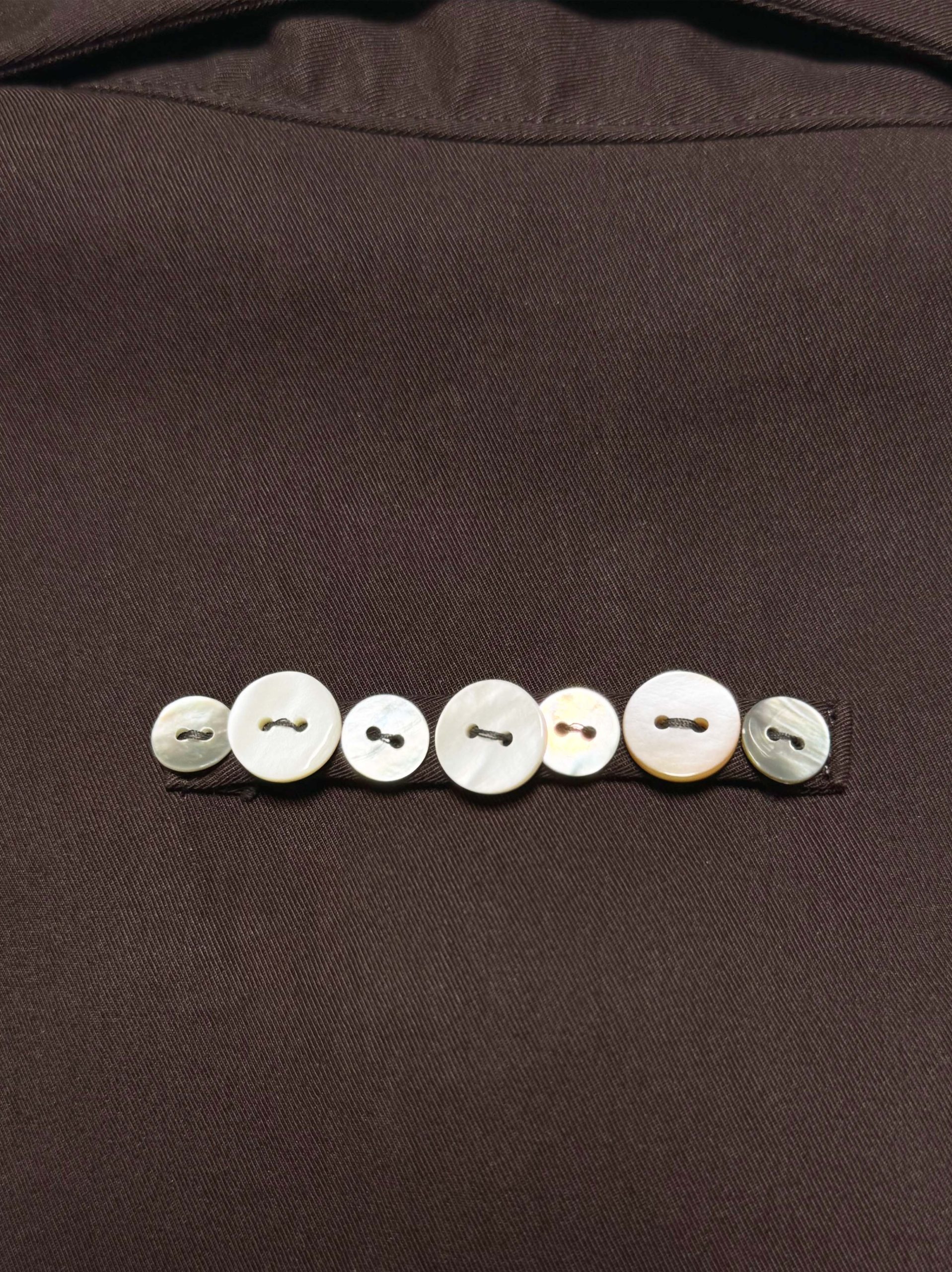 BUTTON COAT BROWN - Image 8