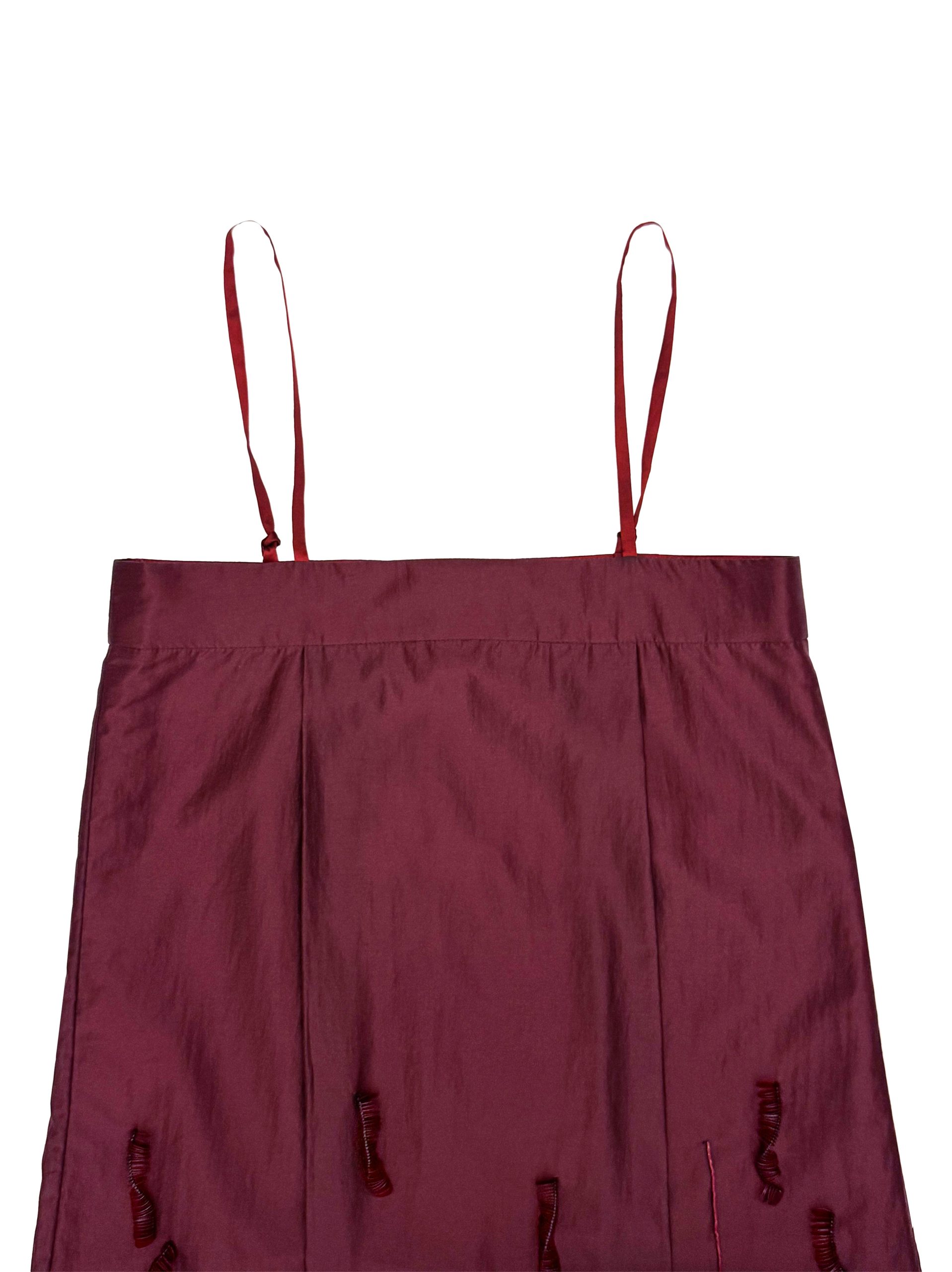 FALL SLIP DRESS RED - Image 3
