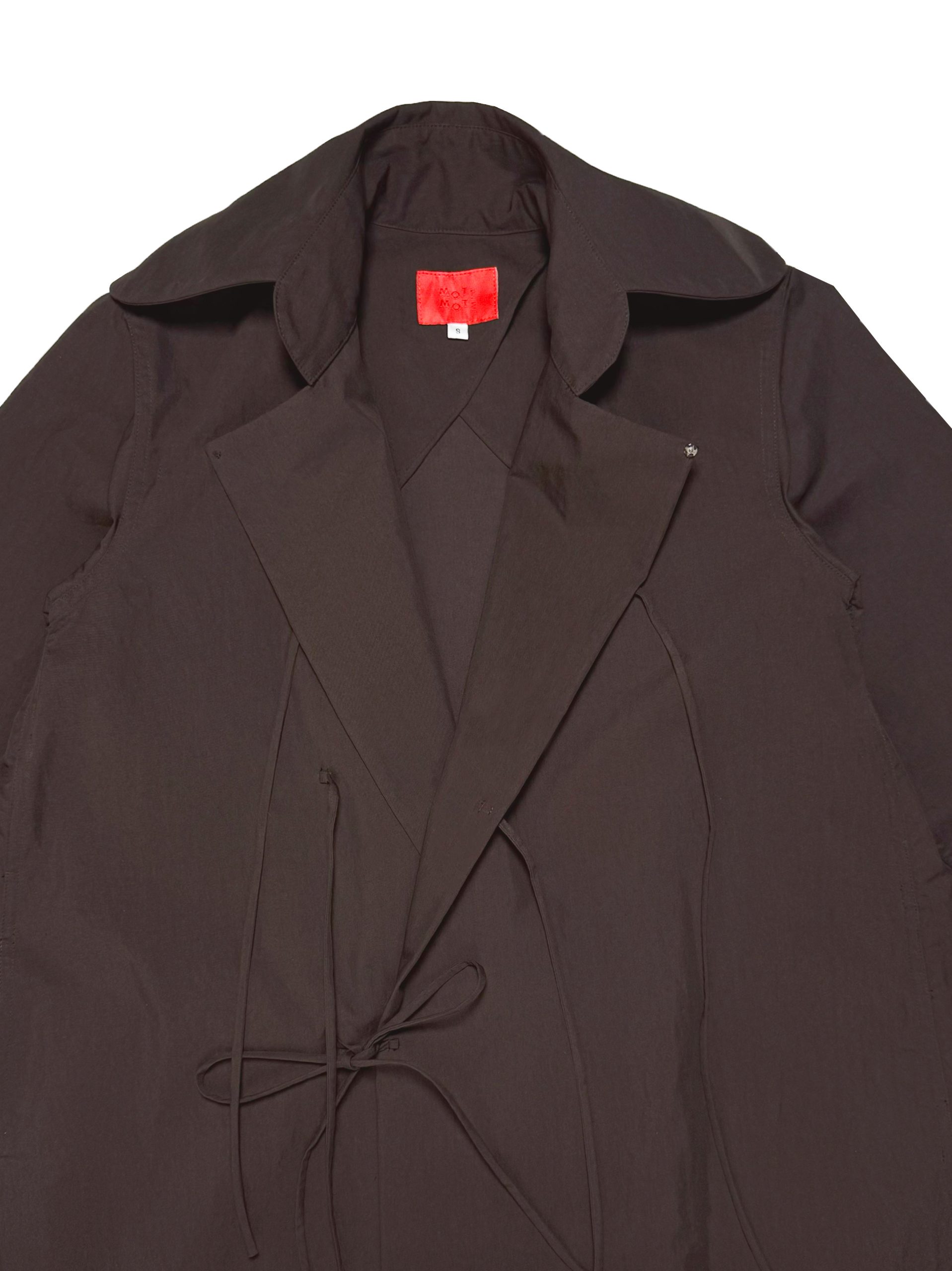 BUTTON COAT BROWN - Image 4