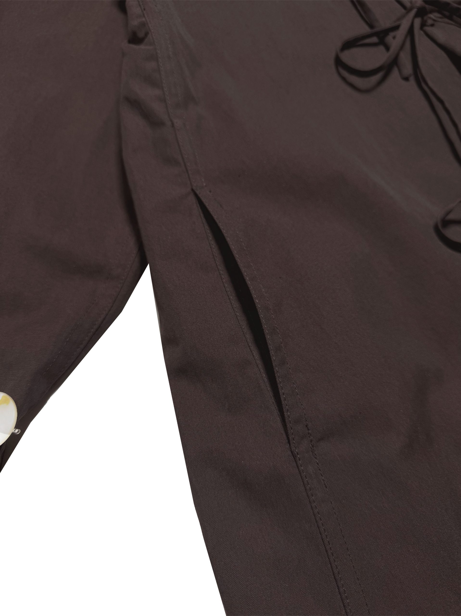 BUTTON COAT BROWN - Image 9