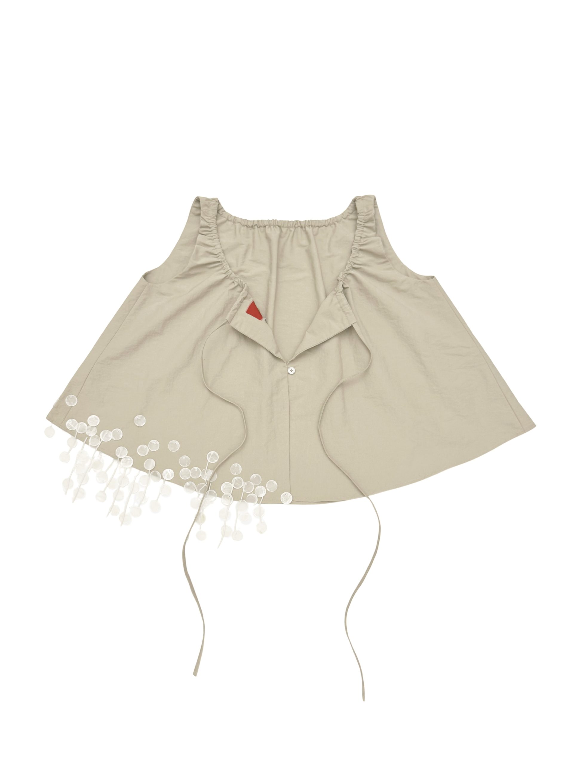 FLAKES TANK BEIGE - Image 3