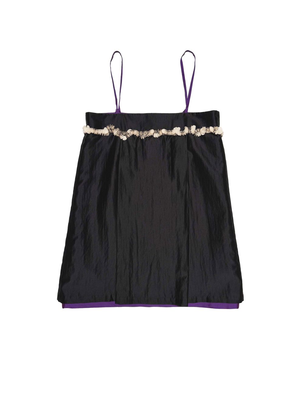 PETALS SLIP DRESS PURPLE